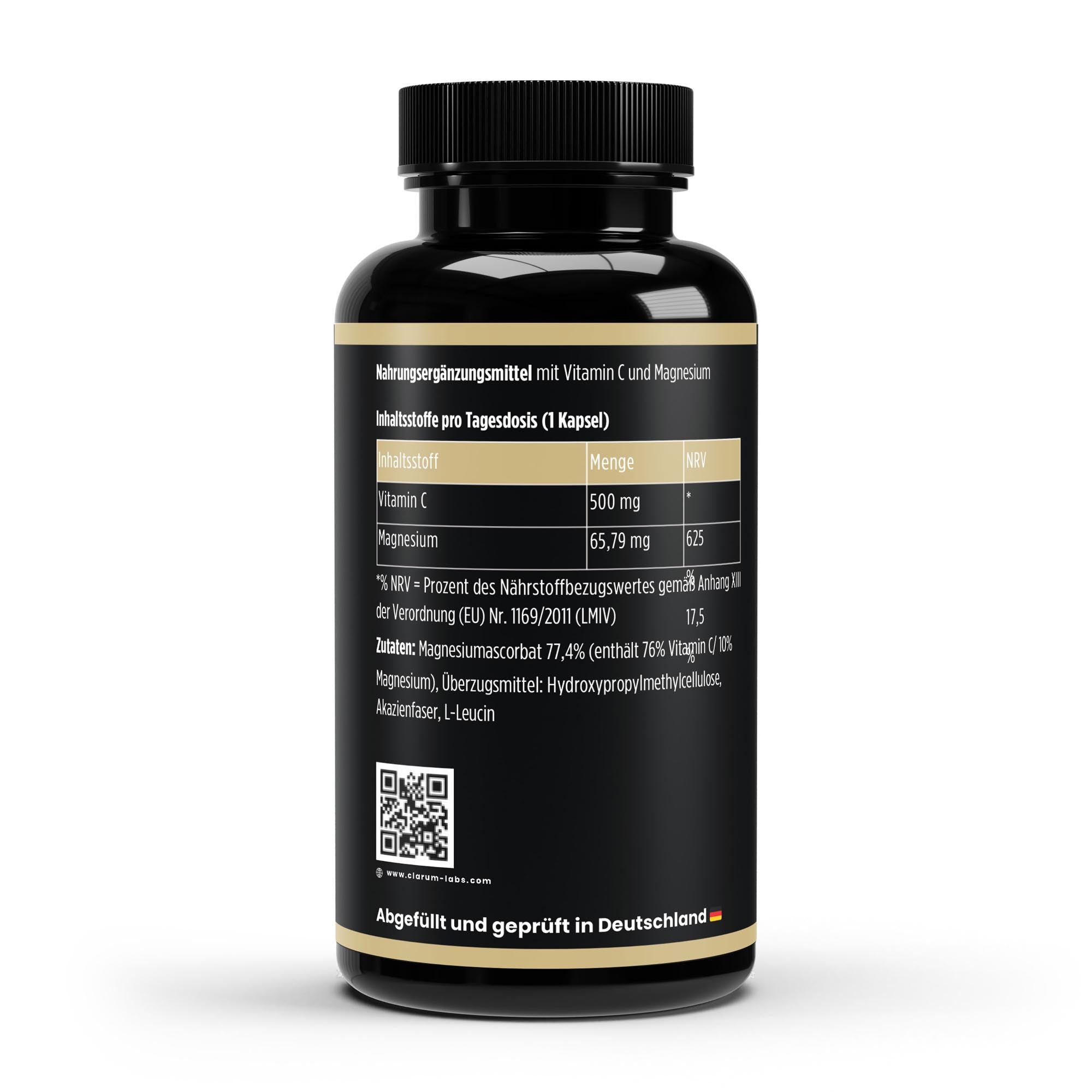 CLARUM DAILY - Gepuffertes Vitamin C + Magnesium